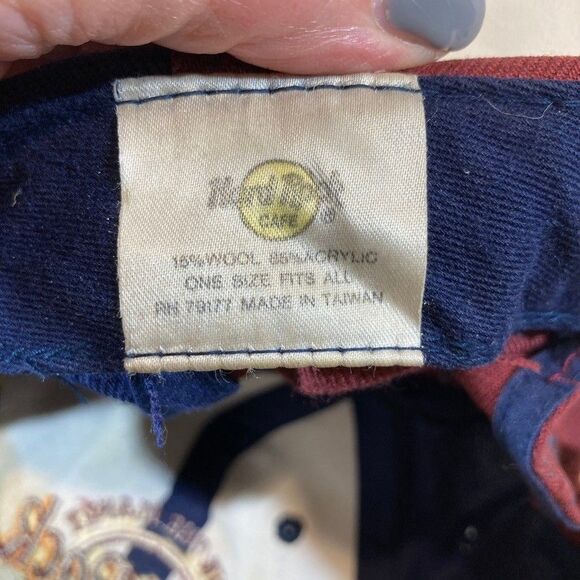 VTG Hard Rock Cafe Save The Planet Washington DC 90s Green Blue Hat Cap - Picture 3 of 3